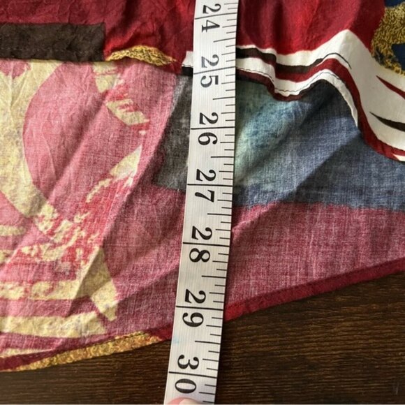 Jams World “Merlot” Slitted Sleeve Women’s Blouse Made in Hawaii Size Medium - Picture 9 of 10